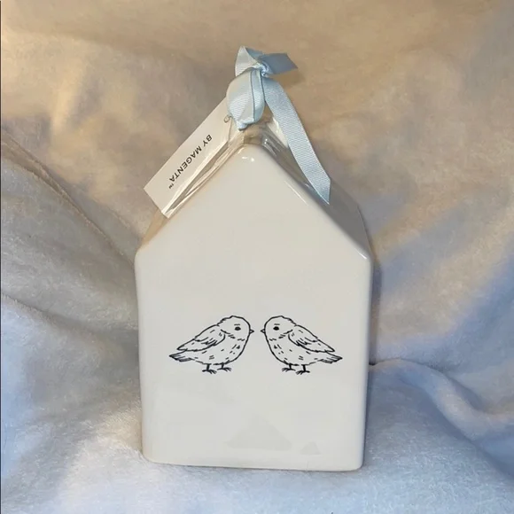 Baby Bird Ceramic Birdhouse by Rae Dunn - Picture 3 of 5